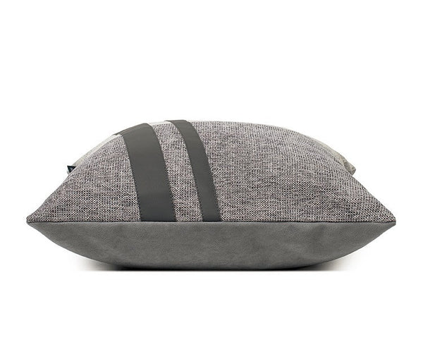 Grey Throw Pillow for Couch, Modern Sofa Pillow, Grey Decorative Pillows, Modern Throw Pillows, Throw Pillow for Living Room-HomePaintingDecor