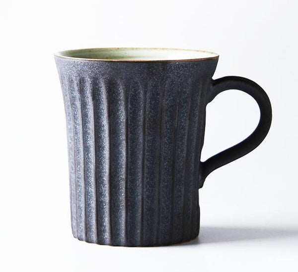 Cappuccino Coffee Mug, Handmade Pottery Coffee Cup, Large Capacity Coffee Cup, Large Tea Cup-HomePaintingDecor