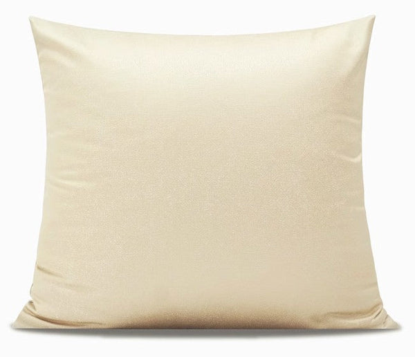 Golden Color Throw Pillow for Interior Design, Modern Decorative Throw Pillows, Modern Sofa Pillows, Contemporary Square Modern Throw Pillows for Couch-HomePaintingDecor