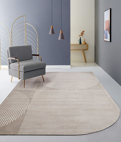 Modern Area Rug in Living Room, Contemporary Floor Carpets under Sofa, Bedroom Modern Rugs, Large Modern Rugs for Office-HomePaintingDecor
