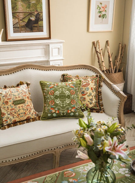 Modern Sofa Pillows, Decorative Throw Pillows, Beautiful Throw Pillows, Short Velvet Pillow Cover, Decorative Pillows for Living Room-HomePaintingDecor