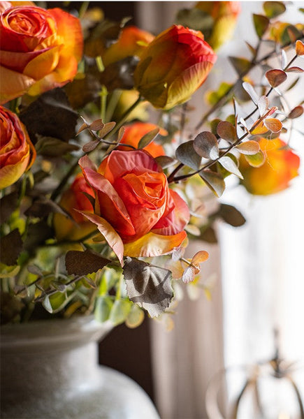 Modern Flower Arrangement Ideas for Home Decoration, Wedding Flowers, Rose Flowers, Artificial Rose Floral for Dining Room Table, Bedroom Flower Arrangement Ideas-HomePaintingDecor
