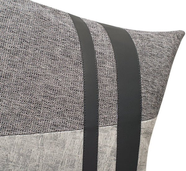 Grey Throw Pillow for Couch, Modern Sofa Pillow, Grey Decorative Pillows, Modern Throw Pillows, Throw Pillow for Living Room-HomePaintingDecor