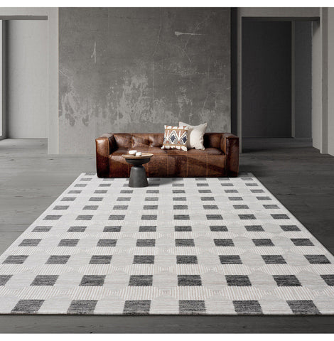 Mid Century Modern Rugs for Living Room, Abstract Geometric Modern Rugs, Large Modern Rugs for Bedroom, Modern Rugs for Dining Room, Contemporary Rugs for Office-HomePaintingDecor