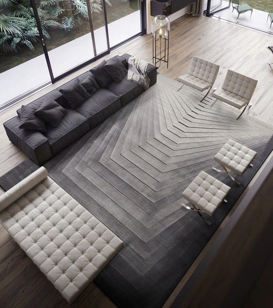 Ultra Modern Carpets for Office, Extra Large Modern Rugs for Bedroom, Geometric Modern Rugs for Living Room, Contemporary Modern Rugs for Interior Design-HomePaintingDecor