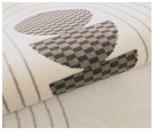 Simple Grey Geometric Rugs for Bedroom, Extra Large Modern Rug Ideas for Dining Room, Simple Modern Rug Placement Ideas for Living Room-HomePaintingDecor