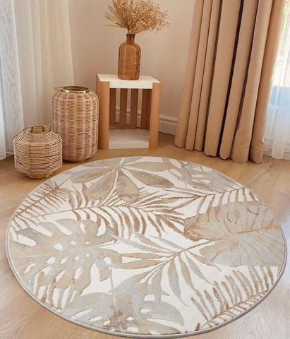 Abstract Modern Area Rugs under Coffee Table, Contemporary Area Rugs, Round Area Rugs, Modern Rugs in Bedroom, Dining Room Area Rug-HomePaintingDecor