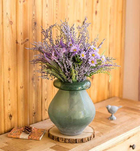 Myosotis Lovegrass, Daisy, Salvia, Beautiful Spring Flower Arrangement for Living Room, Ctreative Modern Artificial Floral for Home Decoration-HomePaintingDecor