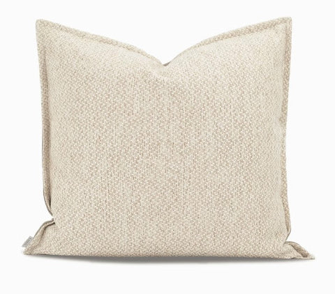 Large Square Modern Throw Pillows for Couch, Large Brown Throw Pillow for Interior Design, Contemporary Modern Sofa Pillows, Simple Decorative Throw Pillows-HomePaintingDecor