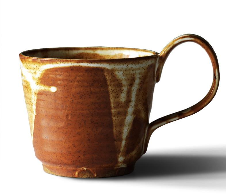 Large Capacity Coffee Cup, Pottery Coffee Mug, Large Handmade Ceramic Coffee Cup, Large Tea Cup-HomePaintingDecor
