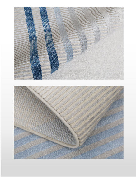 Abstract Modern Rugs for Living Room, Grey Blue Contemporary Modern Rugs, Extra Large Modern Rugs under Dining Room Table, Large Geometric Carpets-HomePaintingDecor