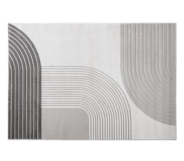 Abstract Modern Rugs for Living Room, Large Grey Rugs, Contemporary Area Rugs for Bedroom, Dining Room Floor Rug, Large Floor Rugs for Office-HomePaintingDecor