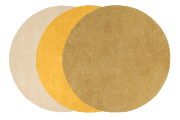 Abstract Modern Rugs for Living Room, Yellow Modern Wool Rugs, Contemporary Wool Rugs under Dining Room Table, Large Modern Rugs for Bedroom-HomePaintingDecor