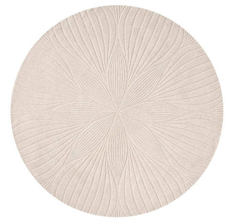 Modern Wool Rugs under Coffee Table, Abstract Modern Round Rugs for Bedroom, Contemporary Modern Rugs for Living Room-HomePaintingDecor