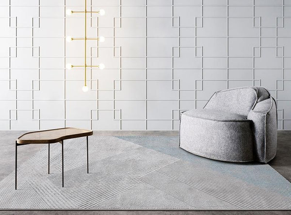 Abstract Modern Area Rugs for Dining Room, Bedroom Modern Area Rugs, Large Contemporary Floor Rugs for Living Room, Office Modern Floor Carpets-HomePaintingDecor