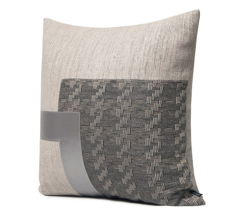 Large Decorative Modern Sofa Pillows, Modern Throw Pillows for Couch, Large Gray Modern Pillows, Modern Simple Throw Pillows for Living Room-HomePaintingDecor