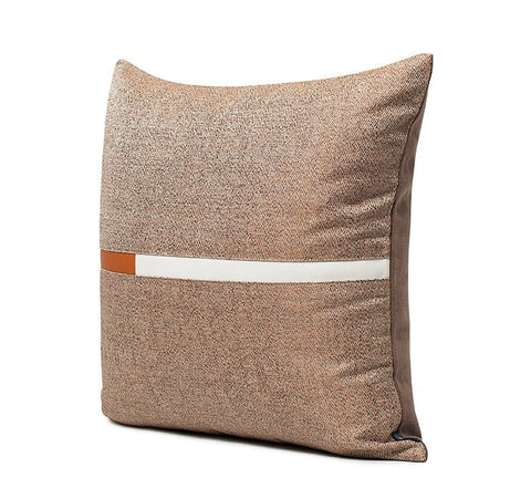 Decorative Modern Sofa Pillows, Modern Simple Throw Pillows for Bedroom, Brown Modern Throw Pillows for Couch, Large Simple Modern Pillows-HomePaintingDecor
