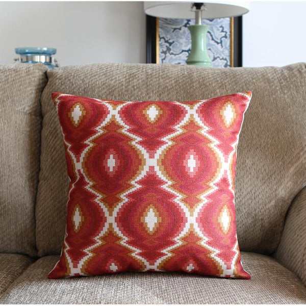 Large Geometric Pattern Throw Pillows, Decorative Pillows for Couch, Decorative Throw Pillow, Sofa Pillows for Living Room-HomePaintingDecor
