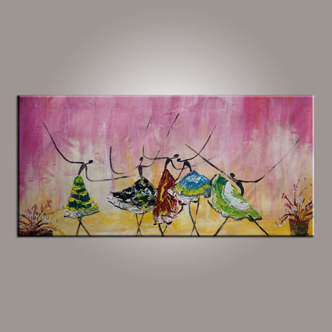 Large Art, Ballet Dancer Art, Canvas Painting, Abstract Painting, Abstract Art, Wall Art, Wall Hanging, Bedroom Wall Art, Modern Art, Painting for Sale-HomePaintingDecor