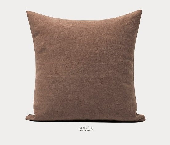 Decorative Modern Sofa Pillows, Modern Simple Throw Pillows for Bedroom, Brown Modern Throw Pillows for Couch, Large Simple Modern Pillows-HomePaintingDecor