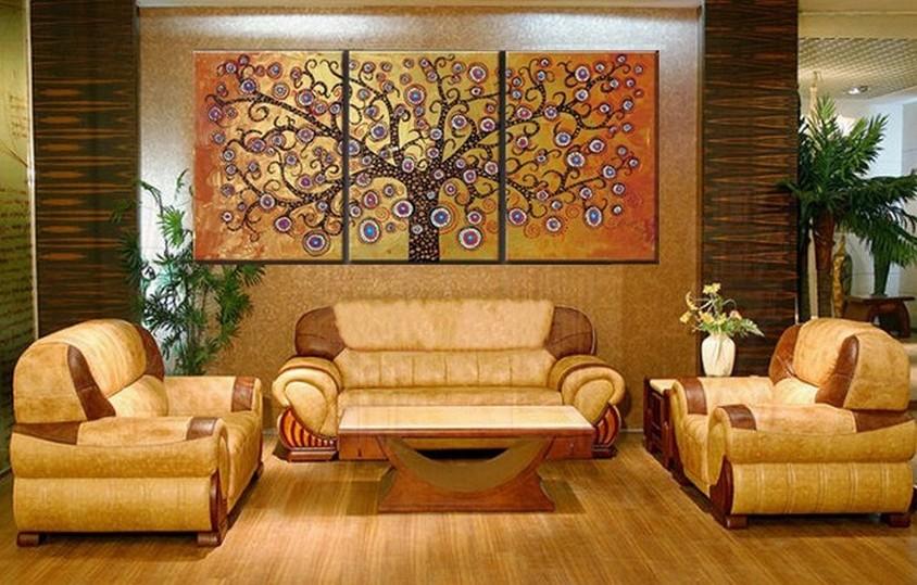 Hand Painted Wall Art, Large Oil Painting, Abstract Canvas Painting, 3 Panel Wall Art Paintings, Abstract Canvas Painting-HomePaintingDecor