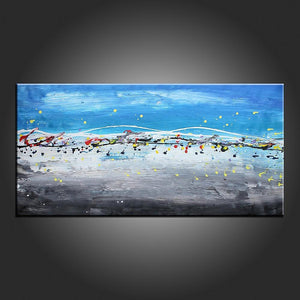 Canvas Art, Art on Canvas, Abstract Painting, Contemporary Art, Art Painting, Abstract Art, Dining Room Wall Art-HomePaintingDecor