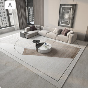 Simple Modern Rugs in Dining Room Area, Large Geometric Carpets, Study Room Contemporary Modern Rugs, Large Modern Area Rugs in Living Room-HomePaintingDecor