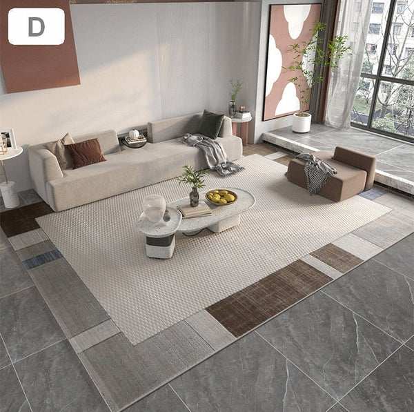 Simple Modern Rugs in Dining Room Area, Large Geometric Carpets, Study Room Contemporary Modern Rugs, Large Modern Area Rugs in Living Room-HomePaintingDecor