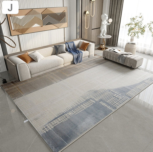 Simple Modern Rugs in Dining Room Area, Large Geometric Carpets, Study Room Contemporary Modern Rugs, Large Modern Area Rugs in Living Room-HomePaintingDecor