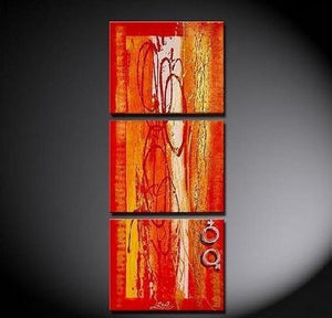 Canvas Art, Abstract Art, Abstract Oil Painting, Kitchen Wall Art, Modern Art, 3 Panel Painting, Abstract Painting-HomePaintingDecor