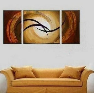 Wall Art, Abstract Art, Abstract Painting, Canvas Painting, Large Oil Painting, Living Room Wall Art, Modern Art, 3 Piece Wall Art, Huge Art-HomePaintingDecor