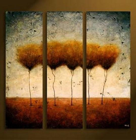 Tree of Life Painting, Abstract Art, Canvas Painting, Abstract Painting, Acrylic Art, 3 Piece Canvas Art-HomePaintingDecor