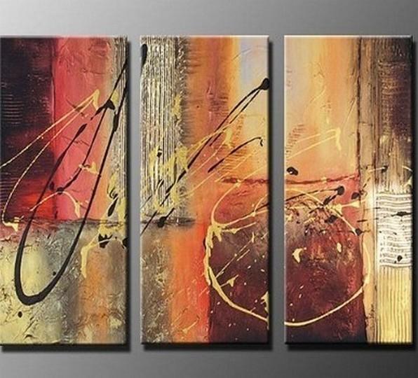 Canvas Painting, Abtract Lines, Bedroom Wall Art, Canvas Painting, Abstract Art, Abstract Painting, Acrylic Art, 3 Piece Wall Art, Canvas Art-HomePaintingDecor