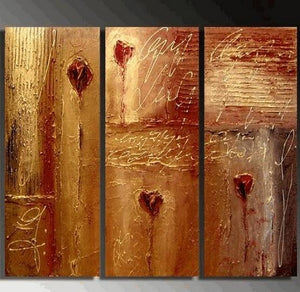 Wall Painting, Abtract Wall Art, Bedroom Wall Art, Canvas Painting, Abstract Art, Abstract Painting, Acrylic Art, 3 Piece Wall Art, Canvas Art-HomePaintingDecor