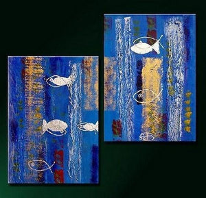 Large Art, Abstract Painting, Blue Art, Canvas Painting, Abstract Art, Wall Art, Wall Hanging, Bedroom Wall Art, Modern Art, Hand Painted Art-HomePaintingDecor