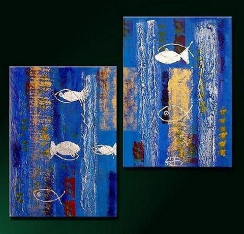 Large Art, Abstract Painting, Blue Art, Canvas Painting, Abstract Art, Wall Art, Wall Hanging, Bedroom Wall Art, Modern Art, Hand Painted Art-HomePaintingDecor