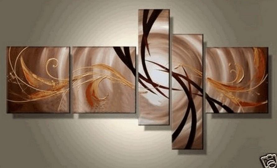 Large Wall Art, Abstract Painting, Huge Wall Art, Acrylic Art, 5 Piece Wall Painting, Canvas Painting, Hand Painted Art, Group Painting-HomePaintingDecor