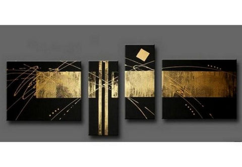 Black Abstract Painting, Bedroom Wall Art, Extra Large Wall Art for Living Room, Contemporary Acrylic Art, Large Painting on Canvas, Simple Modern Art-HomePaintingDecor