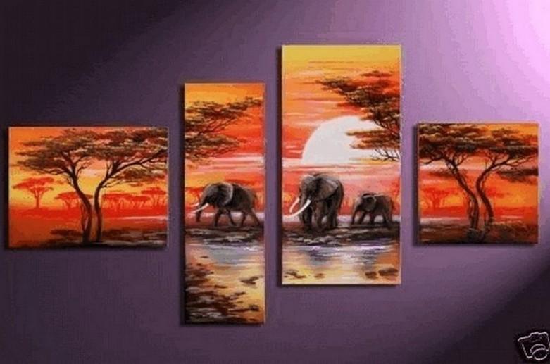 Canvas Wall Art, African Painting, Extra Large Painting, Abstract Painting, Living Room Wall Decor, Contemporary Art, Art on Canvas-HomePaintingDecor