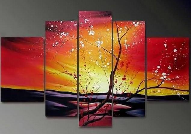 Flower Tree Painting, Heavy Texture Art, Abstract Art, Abstract Painting, Canvas Painting, Wall Art, Large Abstract Art, Acrylic Art, Bedroom Wall Art-HomePaintingDecor