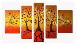 Tree of Life Painting, Acrylic Art, Abstract Painting, Canvas Painting, Wall Art, Large Abstract Art, Acrylic Art, Bedroom Wall Art-HomePaintingDecor