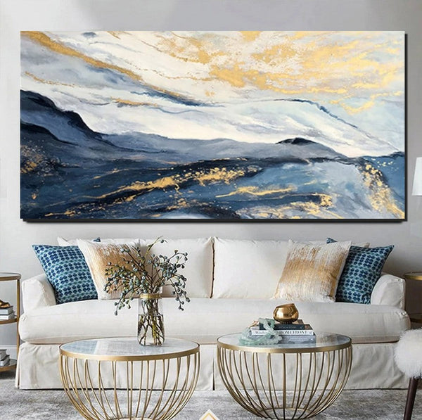 Large Painting on Canvas, Living Room Wall Art Paintings, Acrylic Abstract Painting Behind Couch, Buy Paintings Online, Simple Acrylic Painting Ideas-HomePaintingDecor