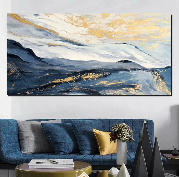 Large Painting on Canvas, Living Room Wall Art Paintings, Acrylic Abstract Painting Behind Couch, Buy Paintings Online, Simple Acrylic Painting Ideas-HomePaintingDecor