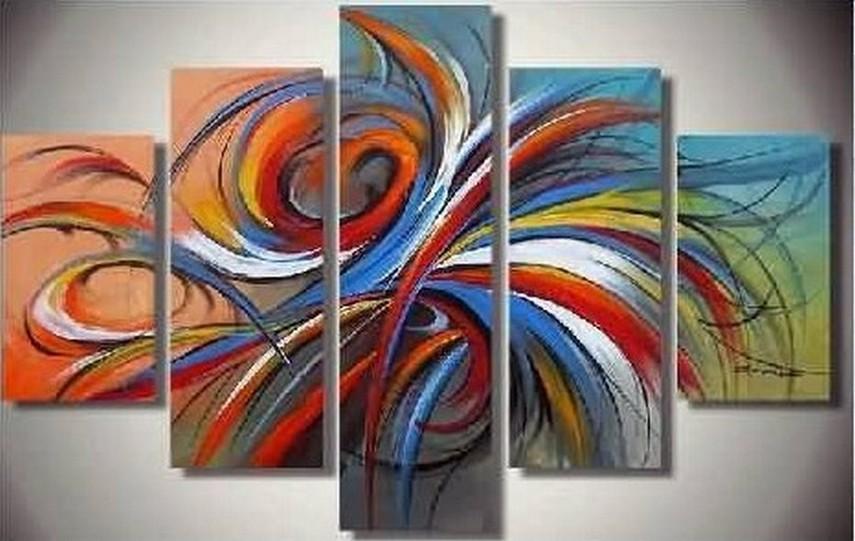 Simple Abstract Art, Modern Canvas Painting, Paintings for Living Room, Large Wall Art Paintings, 5 Piece Wall Art, Buy Painting Online-HomePaintingDecor