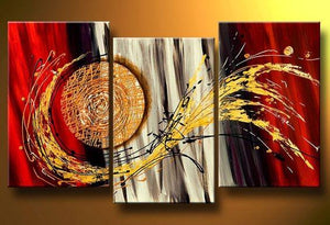 3 Piece Wall Art Painting, Modern Abstract Painting, Canvas Painting for Living Room, Modern Wall Art Paintings, Large Painting for Sale-HomePaintingDecor