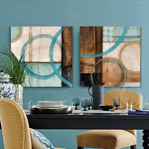 Canvas Painting, Abstract Art Painting, Dining Room Wall Art, Wall Hanging, Hand Painted Art-HomePaintingDecor