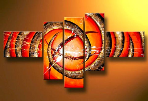 Huge Wall Art, Modern Art, Abstract Lines Art Painting, Canvas Painting, Modern Artwork-HomePaintingDecor