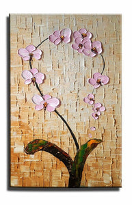 Canvas Painting, Heavy Texture Painting, Wall Art, Kitchen Wall Art, Flower Painting, Canvas Wall Art-HomePaintingDecor