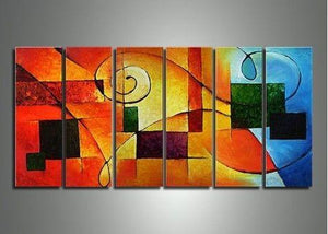 Living Room Wall Art, Abstract Art Set, Huge Abstract Painting, Extra Large Painting, Modern Art, Contemporary Art-HomePaintingDecor