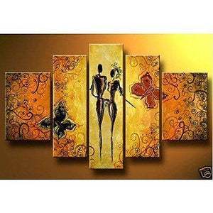 Abstract Art of Love, Canvas Painting for Bedroom, Large Wall Art Paintings, Acrylic Abstract Painting, Huge Painting for Sale-HomePaintingDecor